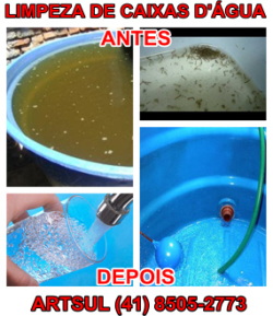 Desinfecção de Caixas d'água em Pinhais
